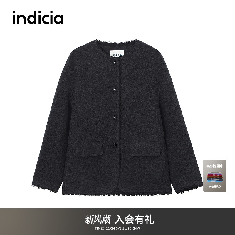 indicia标记商场同款大衣