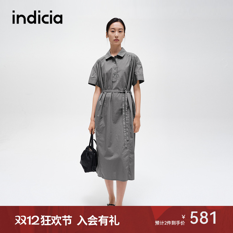 indicia标记简约优雅款连衣裙