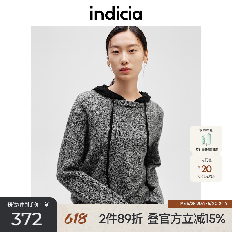 indicia标记随性慵懒感毛衫