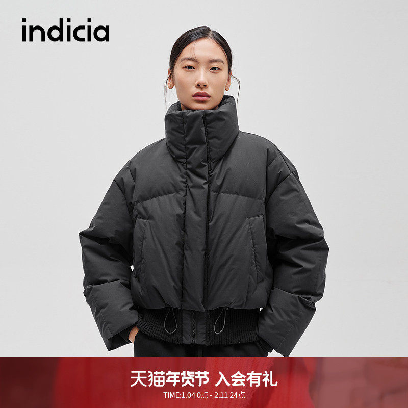 indicia标记商场同款冬季新款立领设计短款个性羽绒服F2D4YR685F,女装/女士精品,羽绒服,淘宝优惠券,粉丝福利购,淘宝优惠卷
