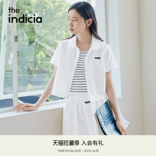 the indicia标记2026夏季新款学院风极简松弛感短裙套装L2B6TZ169