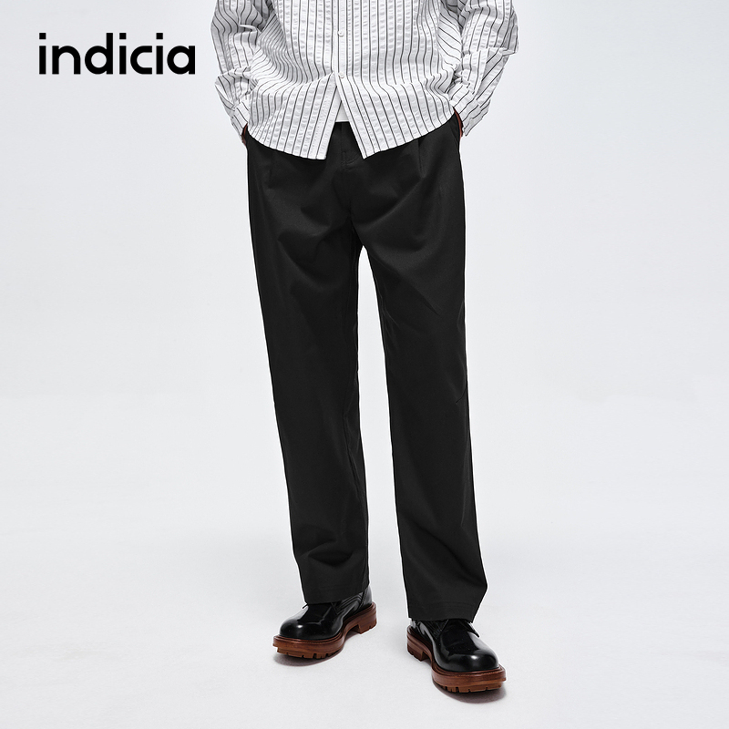 indiciaM标记男装商场同款男装简约百搭休闲长裤 M2A5KZ034B