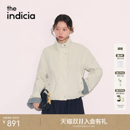 the indicia标记2026秋季新款清爽百搭休闲双面穿外套 L2C6WT222Z