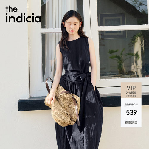 the indicia标记2026夏季新款高级氛围感A字大摆连衣裙L2B6LQ185Z