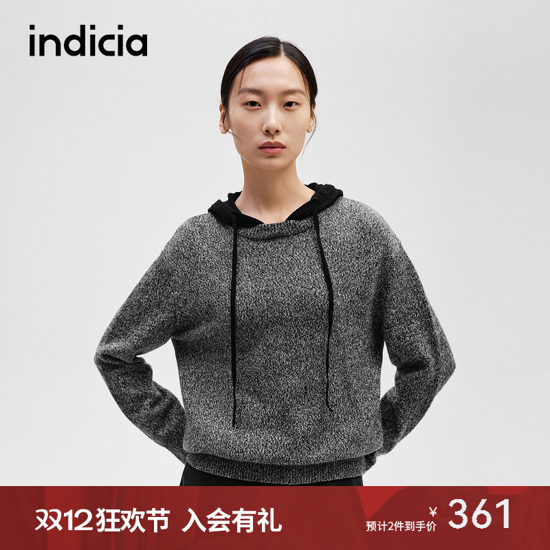 indicia标记随性慵懒感毛衫