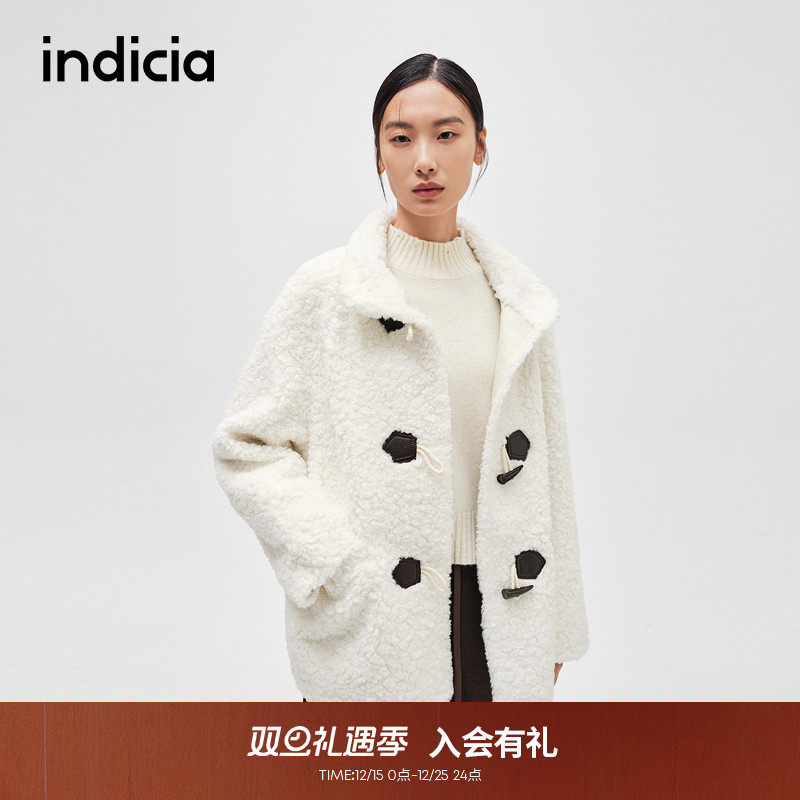 indicia标记时髦减龄百搭外套