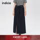 极简文艺风长裙前开叉半身裙 indicia标记商场同款 秋季 F2C4QZ413C