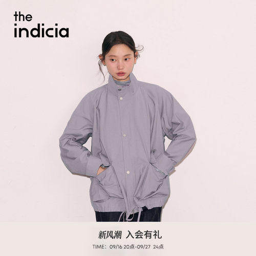 the indicia标记2026秋季新款香芋紫显白小众宽松外套 L2C6WT263Y