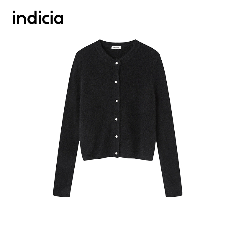 indicia标记长袖山羊绒毛衫