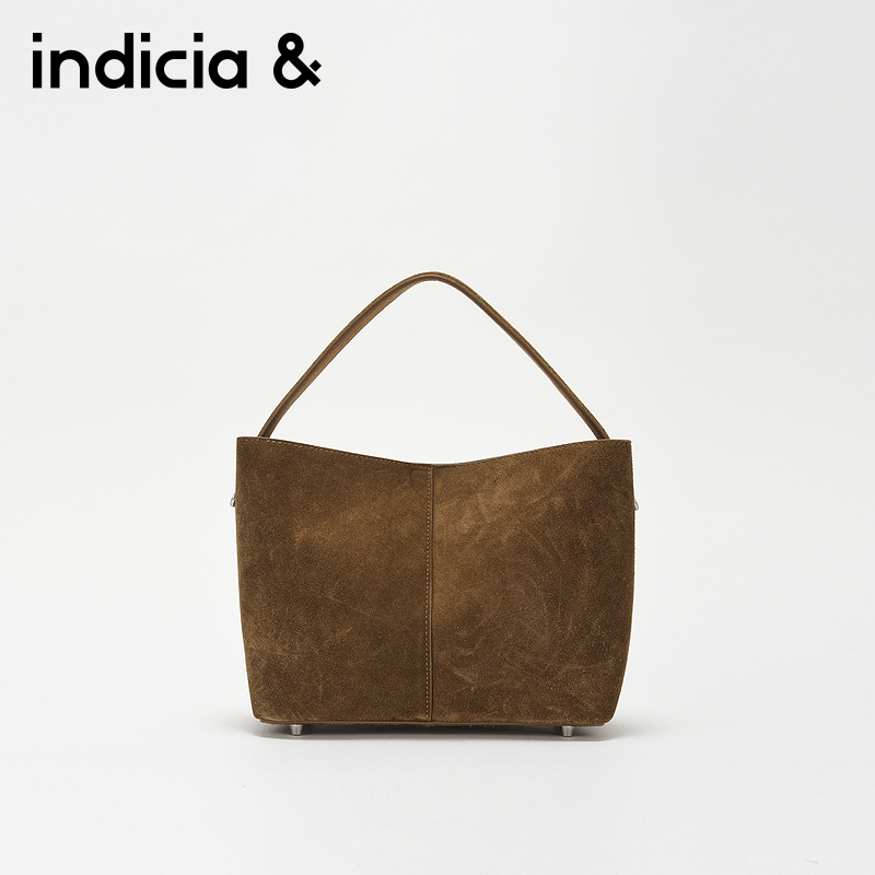 indicia&标记单肩托特包AF2C5BP106高级磨砂牛皮革小众设计时潮感