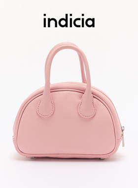 indicia标记包包轻奢时尚保龄球包贝壳形波士顿女包AF2A5BP024