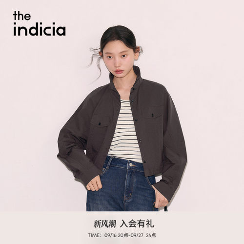 the indicia标记2026秋季新款复古深咖氛围感收腰衬衫 L2C6CS241Z