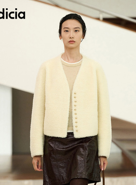 【秀场同款】indicia标记2025冬新款老钱风高级感皮草F2D5PC568C