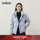 趣味波浪 indicia标记25冬季 新款 雾霾蓝短款 立领羽绒服YR268