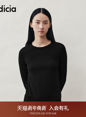 indicia标记2025冬新款松弛随性亲肤细腻宽松毛衫针织衫L2D5MS289