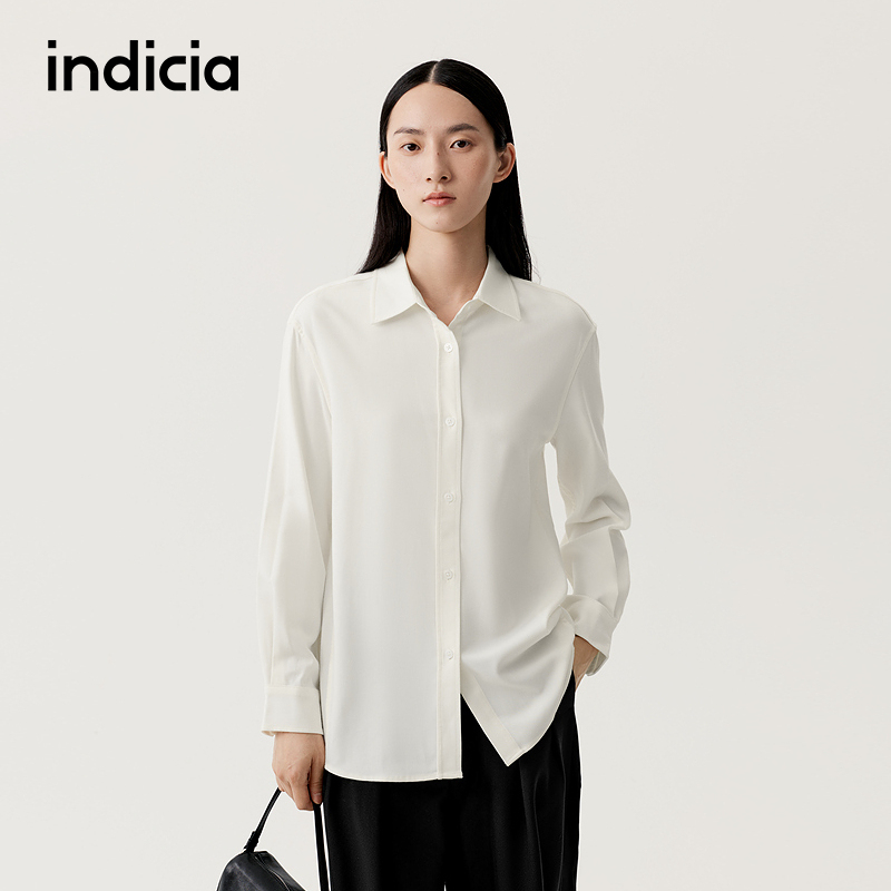 indicia标记简约百搭质感衬衫