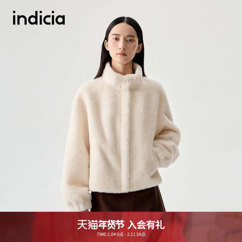 indicia标记2025冬季新款温暖氛围感显高显瘦毛绒感外套L2D5WT247,女装/女士精品,短外套,淘宝优惠券,粉丝福利购,淘宝优惠卷