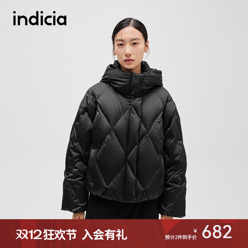 indicia标记简约休闲时尚羽绒服
