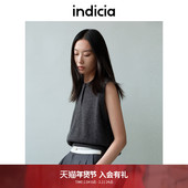 indicia标记商场同款 25春新简约百搭背心时尚 叠穿上衣F2A5BX045F