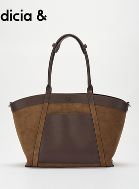 indicia&标记手提翻翻包BM2D5BP152大容量度假旅行托特包小众设计