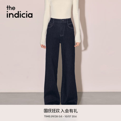 the indicia标记2026冬季新款简约百搭明线设计牛仔裤 L2D6NK314Z