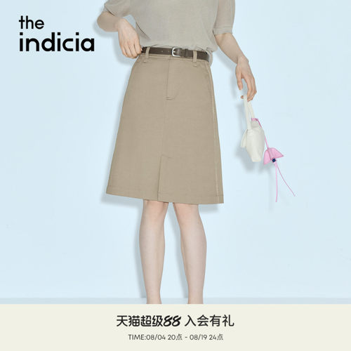 indicia标记2026夏季新款法式少女感温柔百搭半裙短裙 F2B6QZ164C
