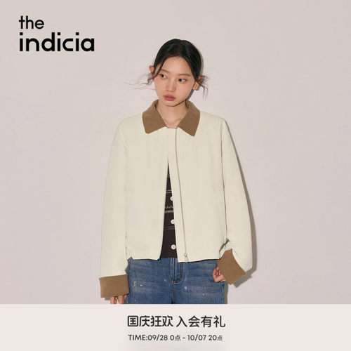 the indicia标记2026冬季新款简约百搭落肩夹克羽绒服 L2D6YR323Z