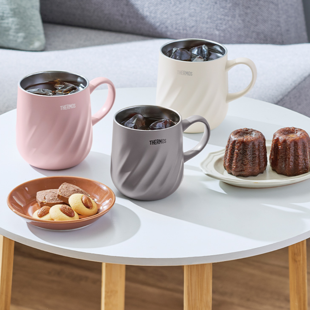 日本膳魔师保温杯咖啡杯办公室马克杯男女保冷泡茶水杯子JDG-350