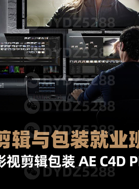 G08影视剪辑与影视包装课程 PR剪辑AE包装C4D课程 后期制作包装课
