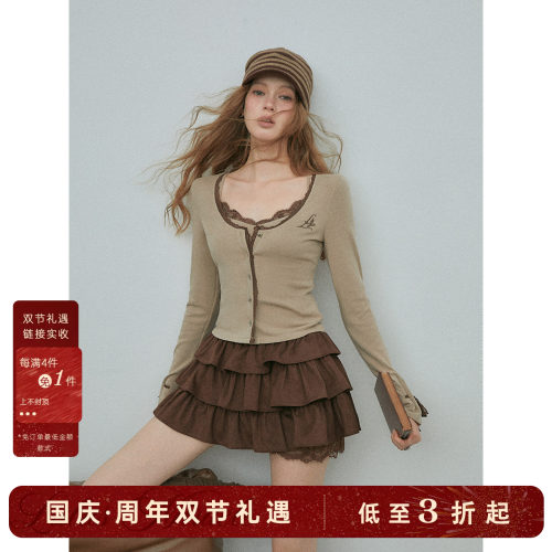 Lulusmiracle秋季甜妹针织套装