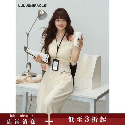纯欲辣妹斜肩显瘦长袖T恤上衣