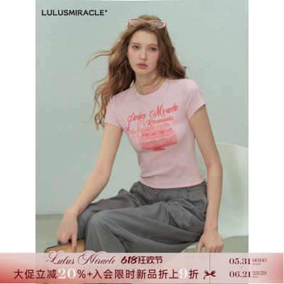 夭夭百搭显瘦洋气棉休闲风短袖