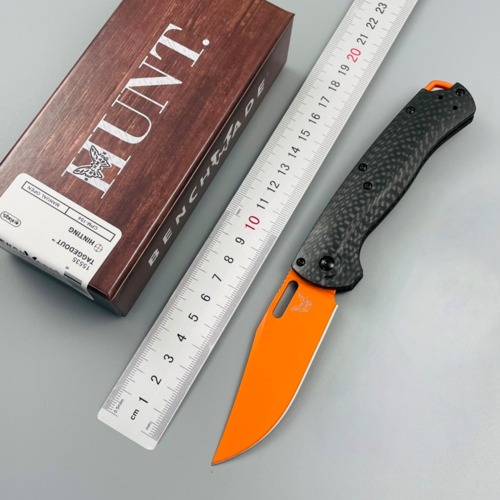 【蝴蝶15535】 美国进口户外折刀具开刃水果刀防身野外求生存装备