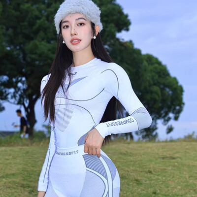 golovejoy滑雪速干男女衣套装