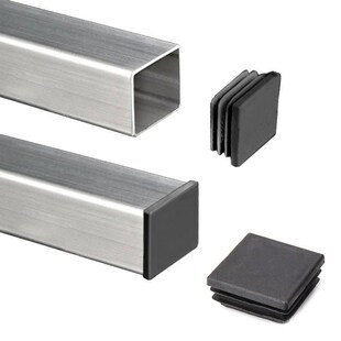 方管堵塞头方钢盖型螺母橡胶堵塞头椅子脚套 货架垫闷头封口内塞