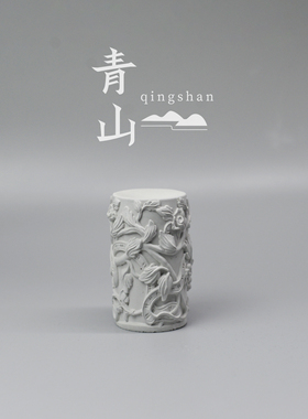 混凝土摆件 浮雕柱 水泥工艺品 造景桌面摆件摄影道具扩香石FZ351