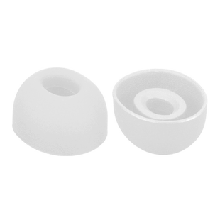品吉高硅胶套适用于QCY-T18蓝牙耳机套QCYT18 MeloBuds耳塞套QCYT18耳套T18耳帽TWS真无线耳机椭圆孔软塞配件