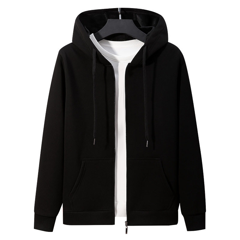 秋冬季男士开衫连帽休闲外穿新款外套2025新款宽松外搭卫衣男女款