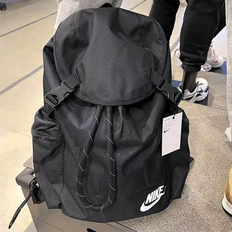 Nike耐克男女运动休闲双肩背包大容量抽绳户外旅行背包学生书包