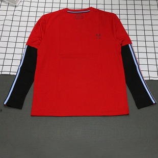 拼接切缝长袖 梅西男女款 圆领运动T恤LM007 Messi Leo