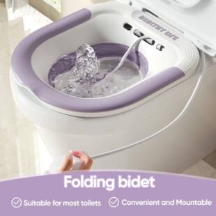 Folding Women Basin Pregnant Wash Bath Sitz Toilet Special