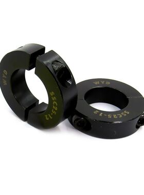 FBQ01/02/06-D10/12/15/16/18/20/25/3045号钢制发黑分体型固定环