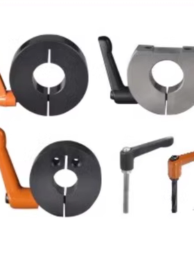 FBM41/42/46-D 8/10/12/15/16/20侧安装型 光轴固定环带把手锁紧