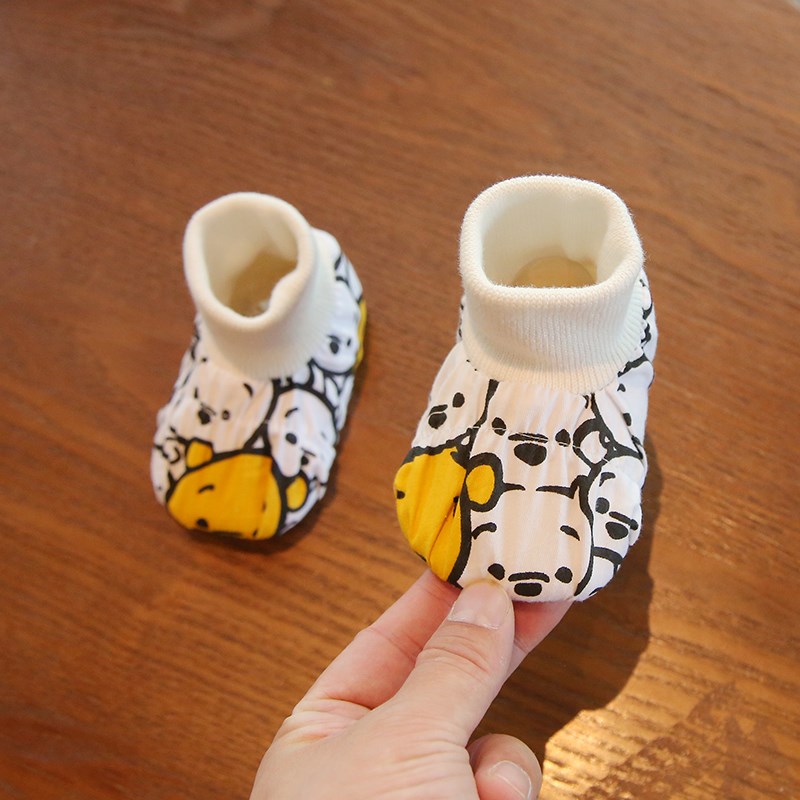 秋季0到6个月新生婴儿袜套鞋子一岁宝宝学步前鞋防掉婴幼儿鞋春秋