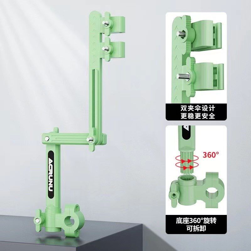 电动车撑伞支架电瓶自行车遮阳防晒雨伞支撑架P婴儿推车伞架固定