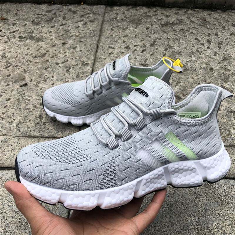 2021年新款夏季单层透气网面运动鞋 男轻便舒适日常百搭休闲男鞋