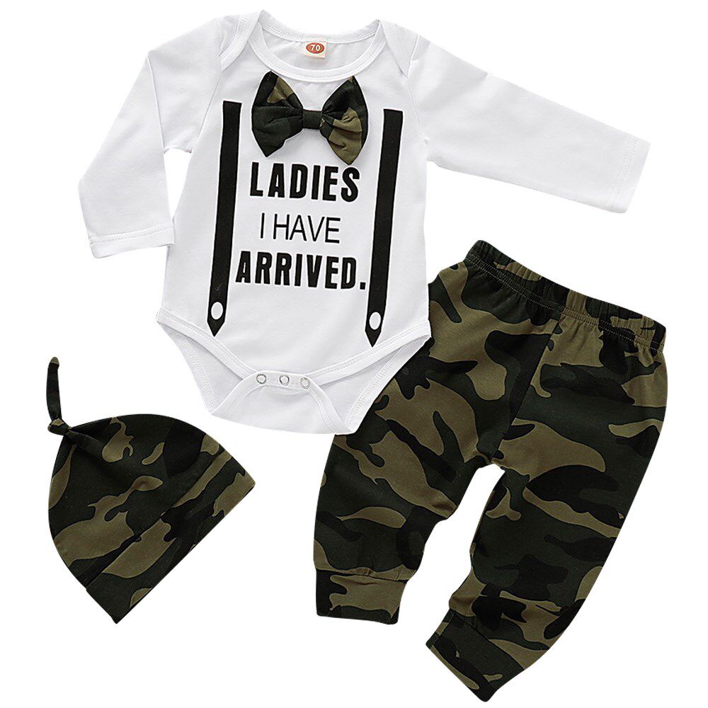 cute 3pcs set newborn baby boy clothes lovely bowtie kids co