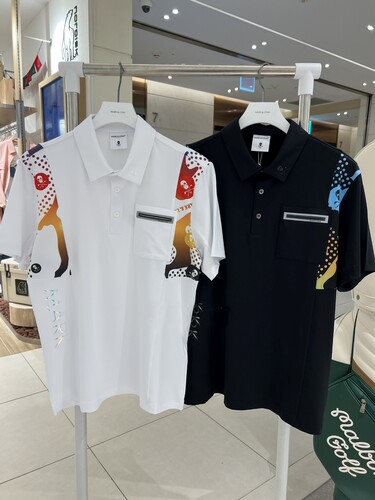 mark特价处理韩国高尔夫服装男士短袖T恤运动透气上衣