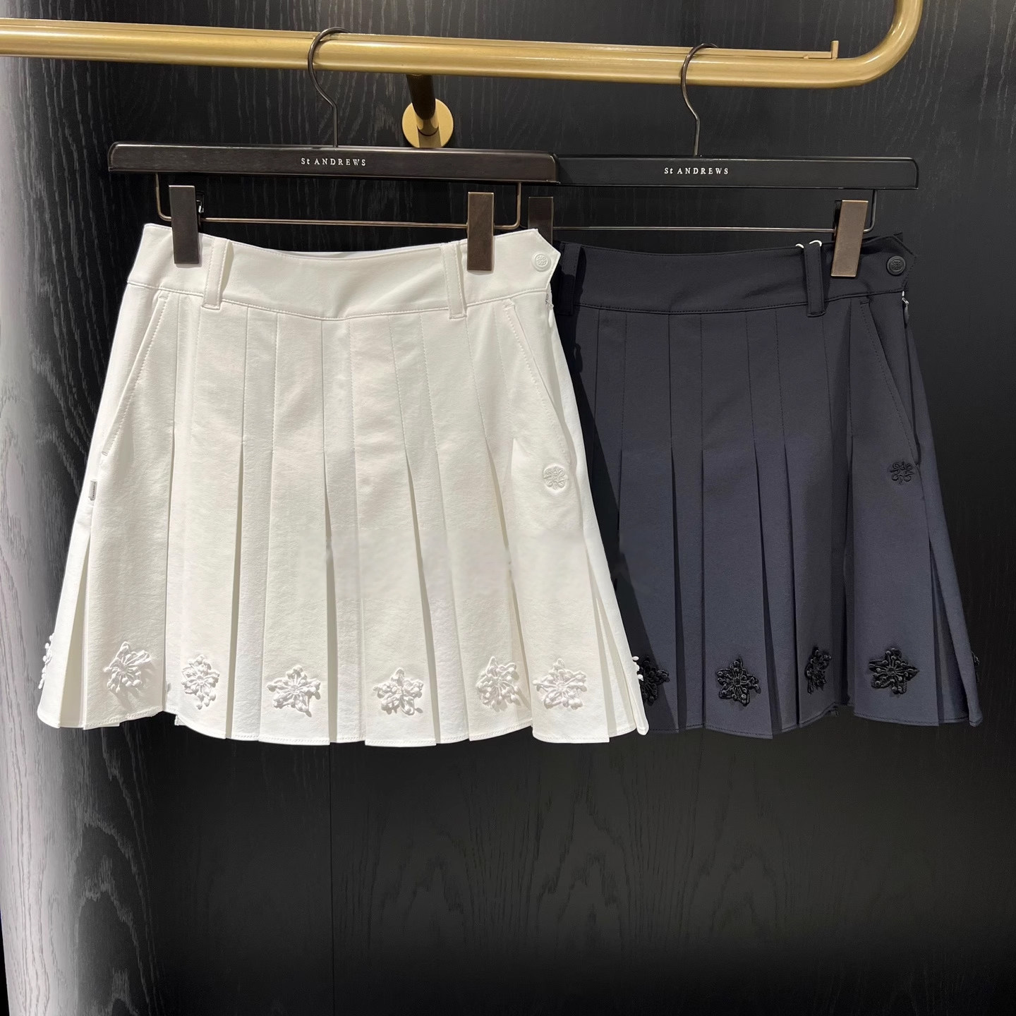 韩国高尔夫球服女气质百搭半身裙运动休闲百褶裙户外防走光半身裙