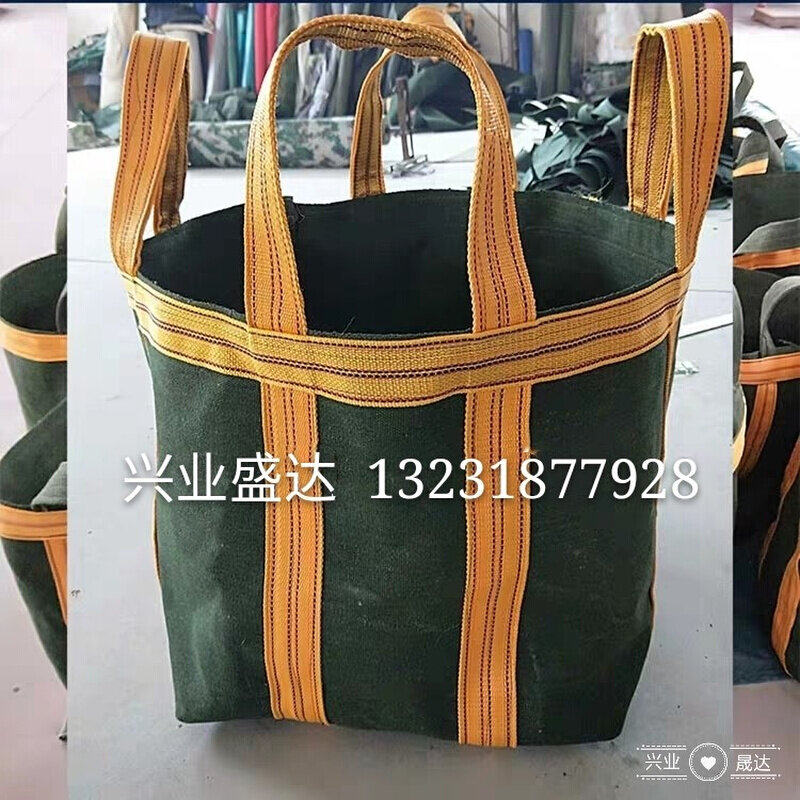 帆布吨袋 加厚耐磨结实帆布吊装袋 货运集装吨特厚圆形方形吨吨包,包装,吨包袋,淘宝优惠券,粉丝福利购,淘宝优惠卷